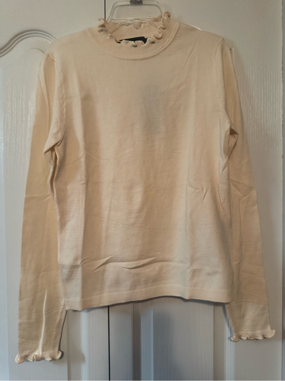 Ruffled sweater